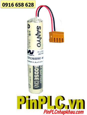 Sanyo CR12600SE, Pin nuôi nguồn Sanyo CR12600SE lithium 3V chính hãng /Xuất xứ NHẬT 